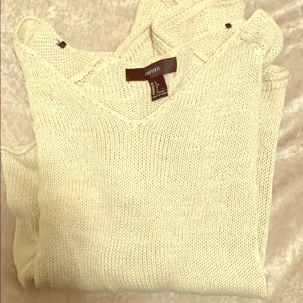White sweater
